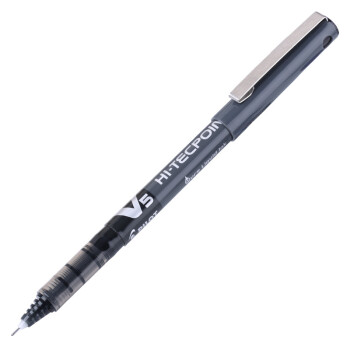 百乐（Pilot）BX-V5/V7针管走珠笔0.5mm/0.7m办公用签字笔 百乐中性水笔 V5黑色0.5 1支装
