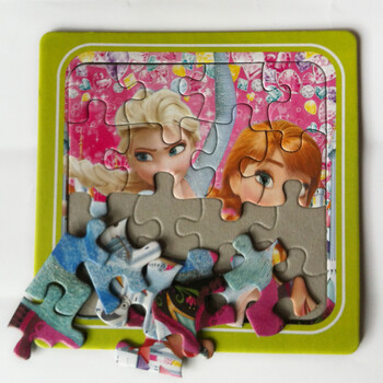 孩派 冰雪奇缘 闯关拼图 派对聚会游戏 生日派对用品