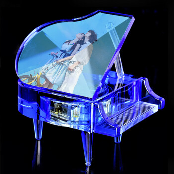 芷墨水晶钢琴音乐盒下载歌曲DIY照片蓝牙连接