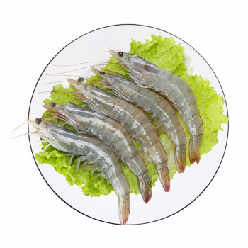 禧美(Seamix) 冷冻厄瓜多尔白虾 1kg 50-60只 盒装 火锅食材 海鲜水产