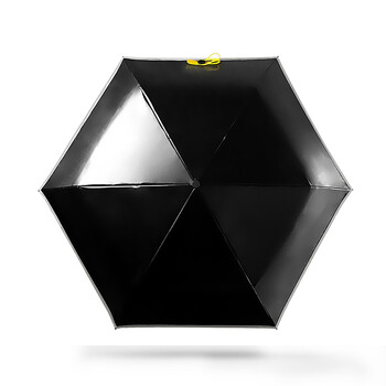 BlackLemon nano黑柠檬袖珍遮阳伞太阳伞小黑伞超强防晒伞防紫外线黑胶伞五折伞 Nano-经典黑