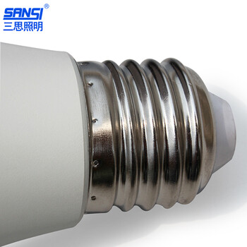 sansi三思照明 立体式LED灯泡E27螺口10W15W LED节能球泡lamp 15W-正白光-可调光 1支装
