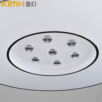 
                                        金幻LED吸顶灯客厅灯卧室灯餐厅灯具现代简约灯饰 50CM无极调光32W                