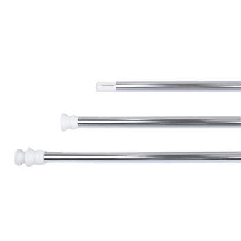 
                                        德国RIDDER 浴帘杆 免打孔直杆型 铝制55300 管径25mm 尺寸110-245cm 镀铬色(55300)                
