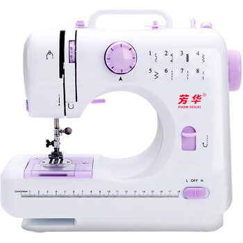 华505A缝纫机家用迷你多功能电动脚踏针线针