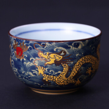 盛世昌南 功夫陶瓷茶具套装 黄帝龙十一件套功夫茶具 景德镇高温陶瓷