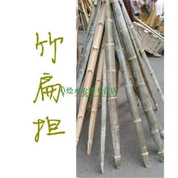 虾兄蟹弟 毛竹扁担 竹扁担 新鲜竹子 幼儿园舞蹈扁担 可以承重挑东西