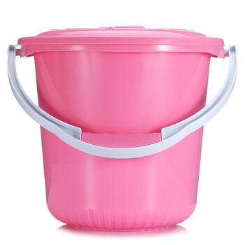 艾莱雅（ailaiya）塑料水桶（粉色） 15L T1246