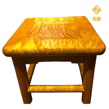 家具富贵凳金丝楠家具小方凳实矮凳换鞋凳凳子板凳 金色 单个小方凳