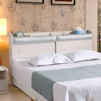 床头板软包欧式单人双人床头简约现代储物床头靠背板sn9715 120款式