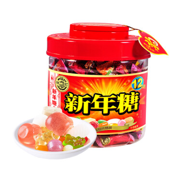 徐福记 什锦糖 新年糖桶 新年礼盒 缤纷什锦装 550g