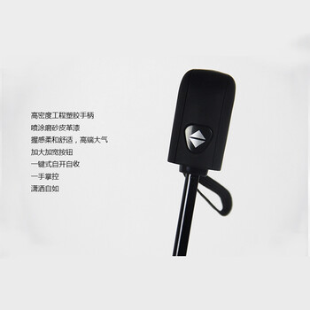 零时差创意全自动雨伞女士太阳伞防紫外线 精品油画伞 黑胶遮阳伞超强防晒自开自收折叠晴雨两用 外层铁塔图案_内层黑胶