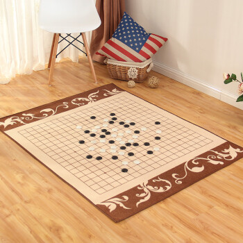惠多 围棋 五子棋  游戏棋地毯 儿童大号爬行垫 围棋 100X130cm