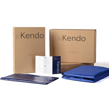 正招（kendo）透明雨衣电动车单人加大时尚雨衣雨披电动车单人 P2N藏青色4XL