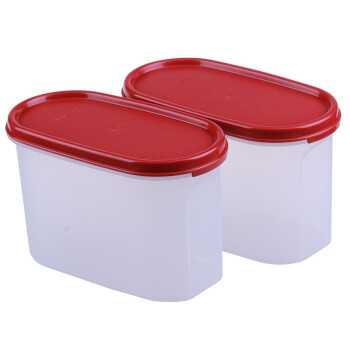 特百惠（Tupperware）MM储藏保鲜盒2件套1.1L*2