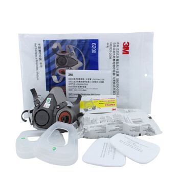 顺丰 3M 6200防毒面具7件套 防尘 防有机蒸汽 有毒气体 甲醛有机气体喷漆异味 6200+6006 7件套