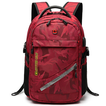 P迷彩双肩包男士休闲旅行包出差背包女韩版潮