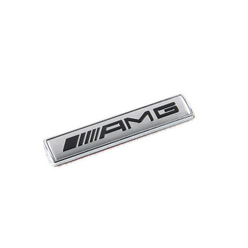 lma洛玛 奔驰amg改装车标 金属改装车贴车标贴标 叶子板标 侧标 车身