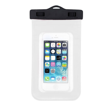 加加林(JAJALIN) 手机防水袋防水套 游泳包防水包潜水套 加大款白色