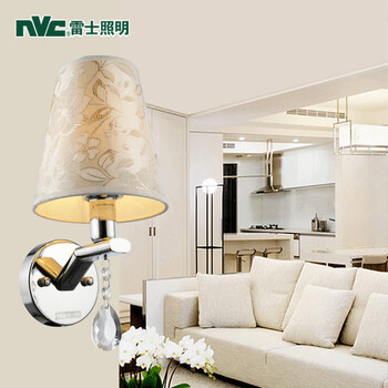 雷士照明NVC 客厅餐厅壁灯卧室壁灯 时尚床头灯 EUB9013 送E14灯头3瓦黄光光源