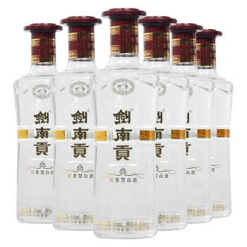 剑南春 剑南贡 52度 整箱装白酒 500ml*6瓶 口感浓香型