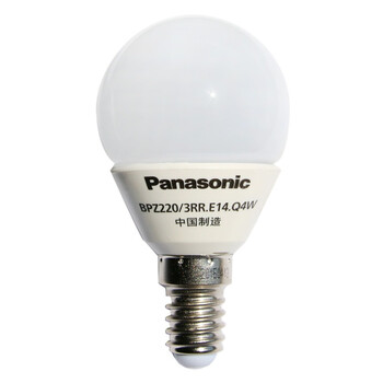 松下（Panasonic）BPZ2203RNE14Q4W LED球泡灯 E14小口 3W暖光