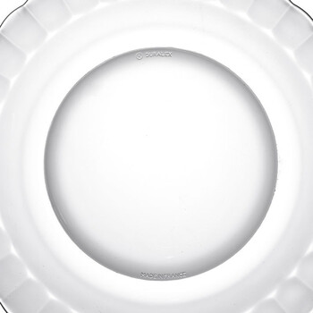 多莱斯 DURALEX3023A法国原装进口钢化玻璃透明色餐盘23cm（6个装）