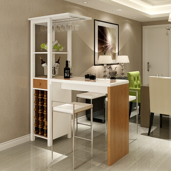 都爱具尚 现代简约家具钢琴烤漆酒柜酒架隔断