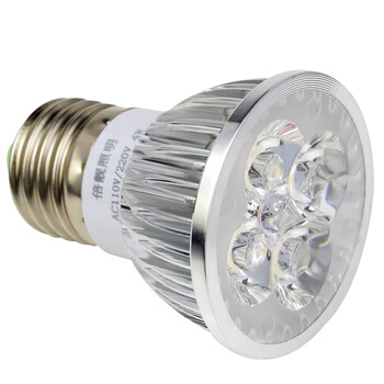 
                                        倍靓照明 LED射灯灯杯E27螺口 220V 4W QS46-6AB 正白                