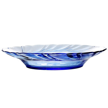 多莱斯 DURALEX3002B法国原装进口钢化玻璃浅蓝色餐盘21.5cm（6个装）