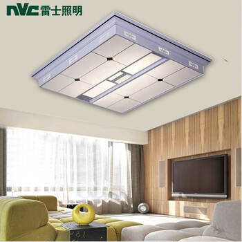 雷士照明NVC LED客厅灯 内置分控白光黄光可 调光 卧室书房灯具 NYX1184 48双光源可调控