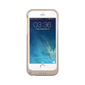 微品多苹果iphone4/4S/5/5s/6/6s背夹电池薄手机外壳充电器宝外置移动电源 i5/5s白色-4200毫安