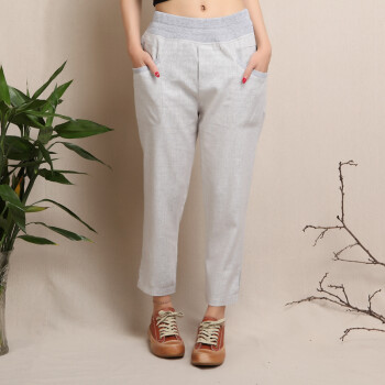 女裤6678 米白 2XL(2尺4)【图片 价格 品牌 