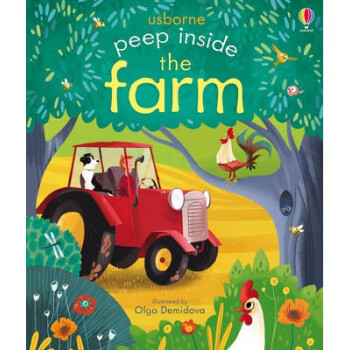 英文原版 Peep Inside the Farm 在农场里  Anna Milbourn