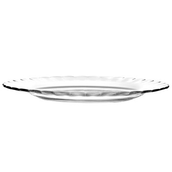 多莱斯 DURALEX3023A法国原装进口钢化玻璃透明色餐盘23cm（6个装）