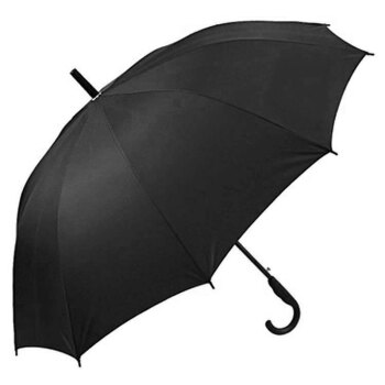 天堂伞长柄雨伞男士超大半自动直杆伞双人商务伞高密碰击布强拒水加大加固晴雨伞广告伞193E 14款黑色(超大伞面可容纳2-3人)