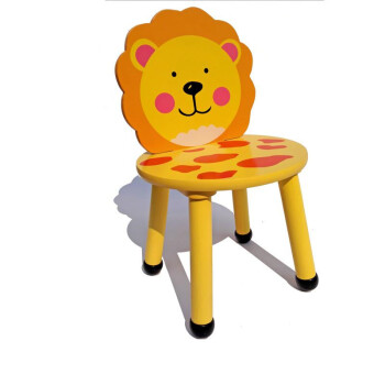 儿童凳子卡通小板凳宝宝座椅可爱靠背椅木质椅子小孩实木桌椅套装