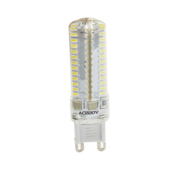 G9 G5.3 G6.35灯珠LED 220V伏  插脚360度发光灯泡水晶灯节能灯4W 220V G9 104芯片(6W)/一只 暖白3000K