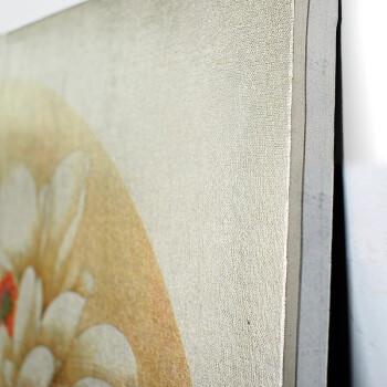 吉祥家 新中式银箔画 小池图 荷花蜻蜓壁挂装饰画简约墙饰创意家居玄关画无框画客厅挂画Z 小池图80*80cm