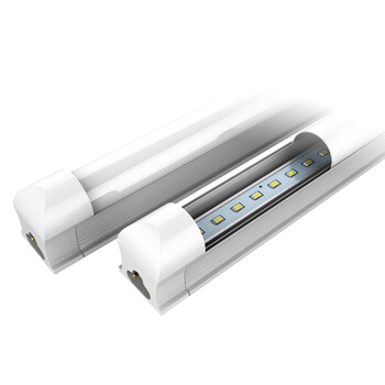 
                                                                                创华星LED灯管T5/T8一体化LED日光灯管 T8全套支架光管1.2米明亮 T8一体化 白光 1.2米                