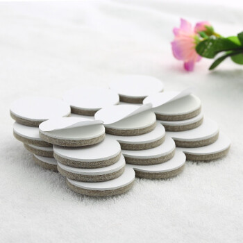 护家（FLOOR GUARD）HD9016 圆形毛毡桌椅脚垫地板保护垫 直径38.1MM  24片装 豆色