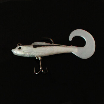 鲤风 卷尾包铅鱼 三本钩vib软鱼 10cm 9.