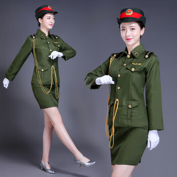 演出军装女