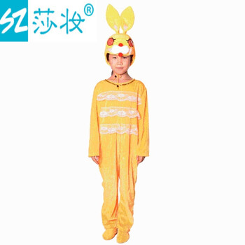 莎妆儿童动物演出服狮子老虎狐狸松鼠袋鼠小兔子小猪熊猫小鹿表演服装