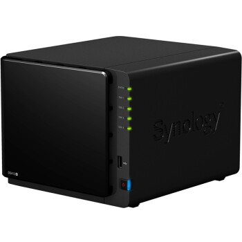 群晖（Synology）DS412+ 4盘位 NAS网络存储服务器（无内置硬盘）