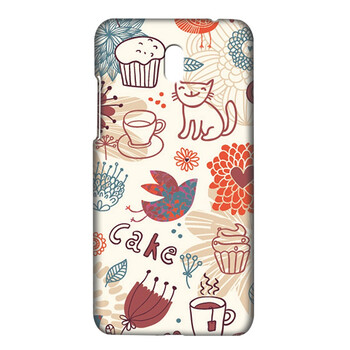 摩品 釉光彩绘手机壳 美丽花纹创意卡通个性时