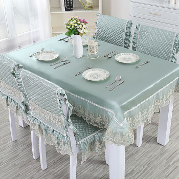 欧式桌布布艺餐桌布椅垫椅套套装棉麻餐桌椅子套罩家用长方正方形
