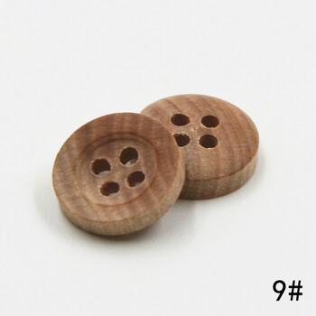 迈利达  黄杨木茶子木衬衫纽扣  童装扣子 衬衣钮扣 11.5mm 9#(3粒) 11.5mm