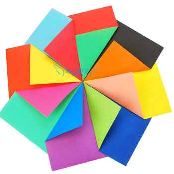 双面正方形折纸 印花儿童彩色手工纸材料折千纸鹤爱心