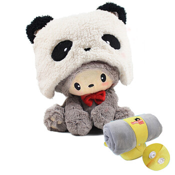 礼意久久 幸运猫毛绒公仔【赠贺卡】创意礼物